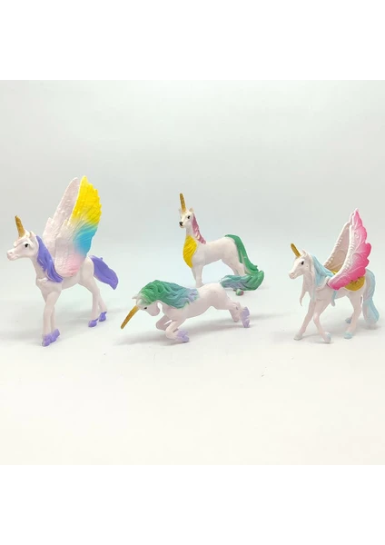 Kelebek Oyuncak Unicorn Seti 4 Parça