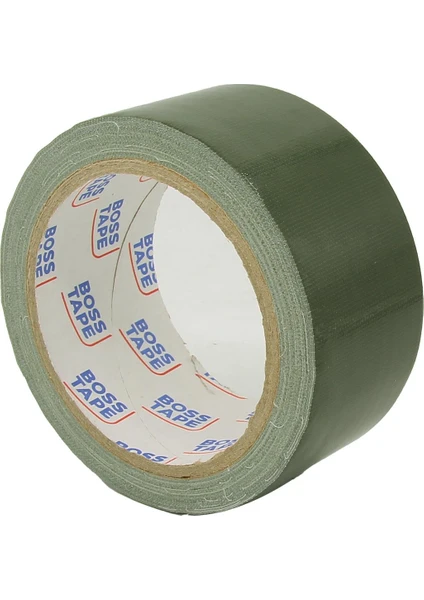 Boss Tape Boss Duct Tape Haki Yeşil Tamir Bandı EN:48MM Boy:10 mt