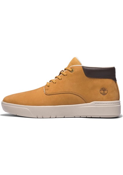 Mıd Lace Up Sneaker Taba Erkek Düz Bot