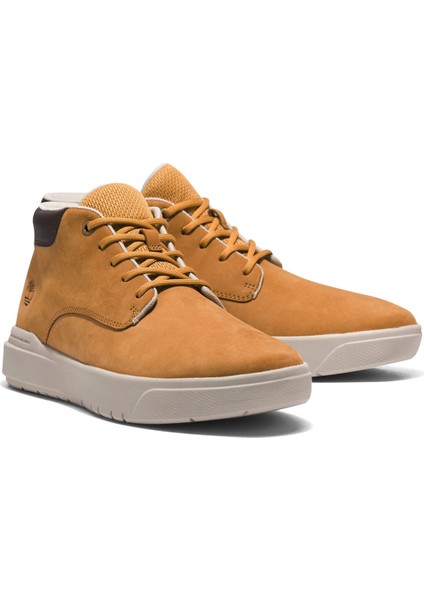 Mıd Lace Up Sneaker Taba Erkek Düz Bot