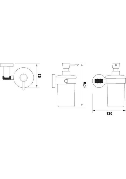 Sıvı Sabunluk Verona Duvara Monte Antik Bronz Renk fiyatları