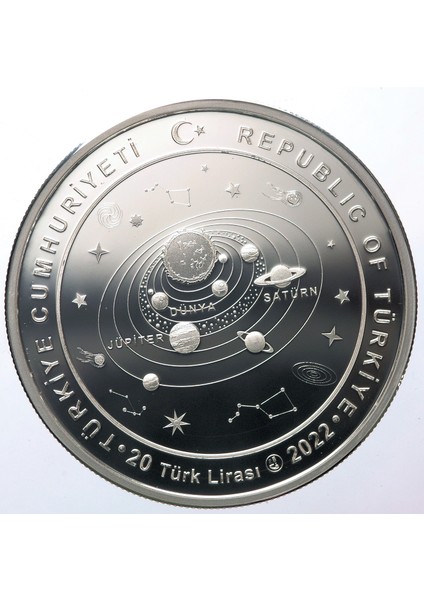 Galileo Galilei Hatıra Parası 2022 Gümüş Sertıfıkalı