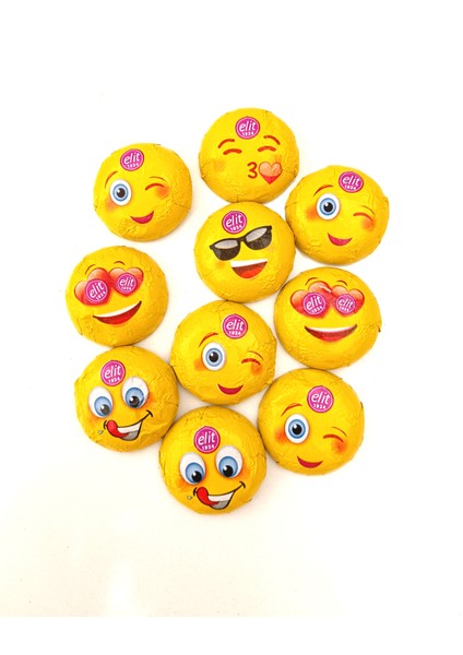 Elit Mini Elitoloji Emoji Çikolata 500 gr Glutensiz