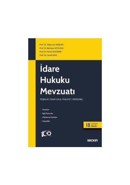 İdare Hukuku Mevzuatı