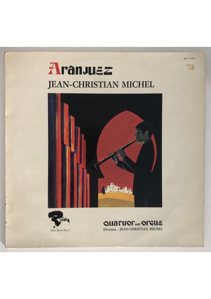 Jean Christian Michel Quatuor Avec Orgue Aranjuez Lp Plak (Orjinal 1972 Alman Dönem Baskı)