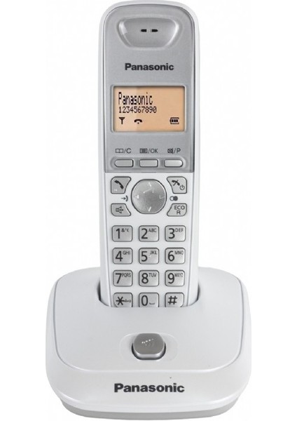 Panasonıc KX-TG2511 Dect Telsiz Telefon Beyaz Masa Telefonu Beyaz