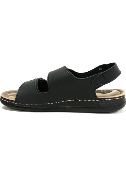 Siyah Tokalı Anatomik Comfort Sandalet modelleri
