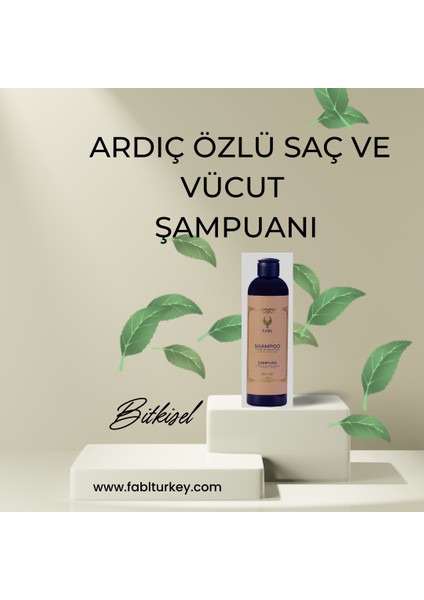 Ardıç Özlü Şampuan 250 ml - Derinlemesine Temizlik ve Onarıcı Bakım