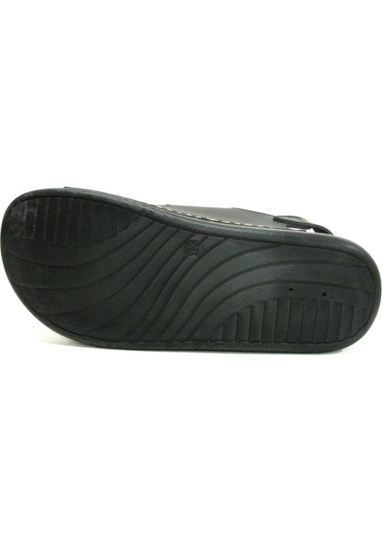 Siyah Tokalı Anatomik Comfort Sandalet indirimleri