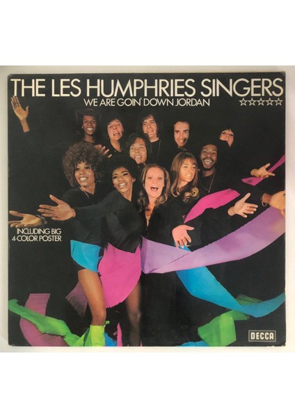 The Les Humphries Singers We Are Goin Down Jordan Lp Plak (Orjinal 1971 Alman Baskı)