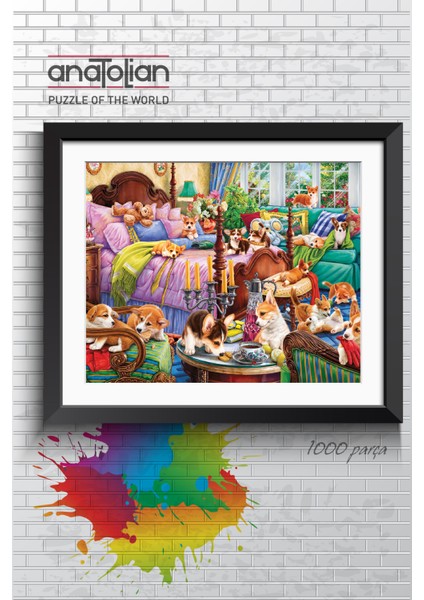 1000 Parçalık Puzzle / Pijama Partisi - Kod 1143