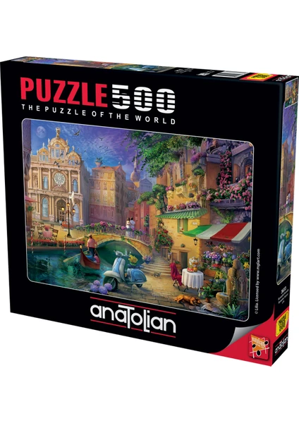 500 Parçalık Puzzle / Romantik Venedik - Kod 3633