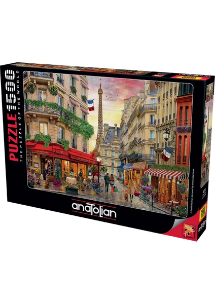 1500 Parçalık Puzzle / Cafe Eiffel - Kod 4572