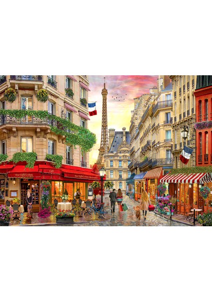 1500 Parçalık Puzzle / Cafe Eiffel - Kod 4572