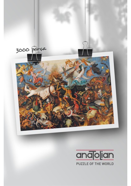 3000 Parçalık Puzzle / Asi Meleklerin Düşüşü - Kod 4931