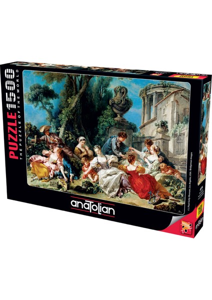 1500 Parçalık Puzzle / Kuş Avcıları - Kod 4576