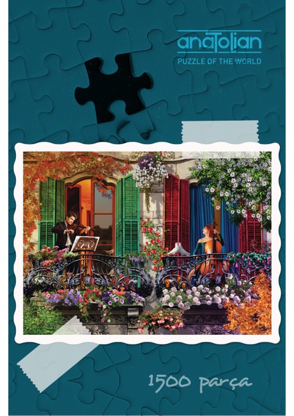 1500 Parçalık Puzzle - Aşk ve Düet 4573