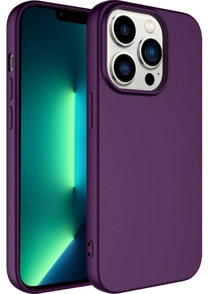Apple iPhone 14 Pro Max Kılıf Zore Lsr Içi Kadife Dışı Mat Lansman Kapak