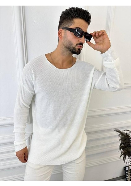 Oversize Örme Natural Pamuk Tüylenmeyen Kazak Salaş Tarz Triko fiyatları