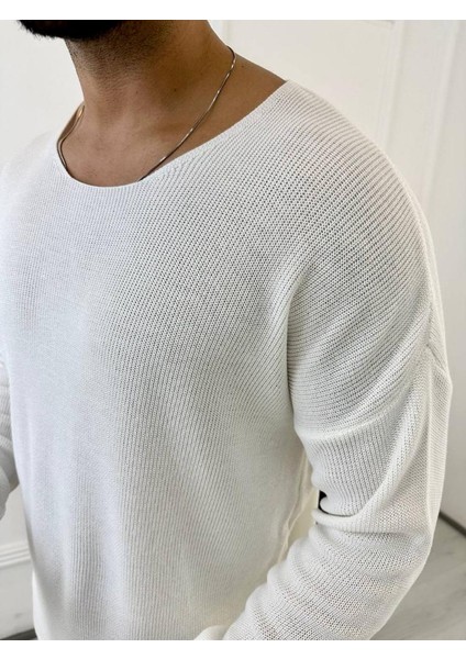 Oversize Örme Natural Pamuk Tüylenmeyen Kazak Salaş Tarz Triko modelleri