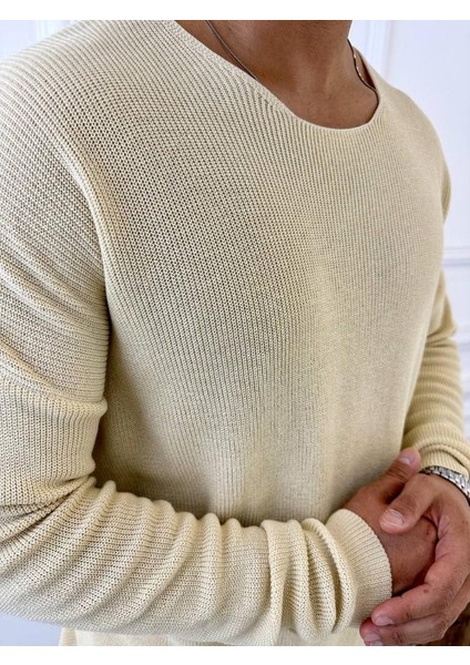 Oversize Örme Natural Pamuk Tüylenmeyen Kazak Salaş Tarz Triko modelleri