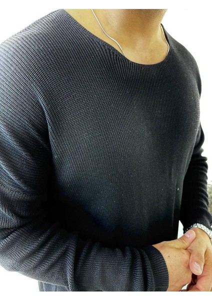 Oversize Örme Natural Pamuk Tüylenmeyen Kazak Salaş Tarz Triko fırsatları