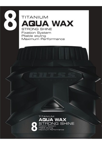 Şekillendirici Titanyum Aqua Wax 8 No 150 ml