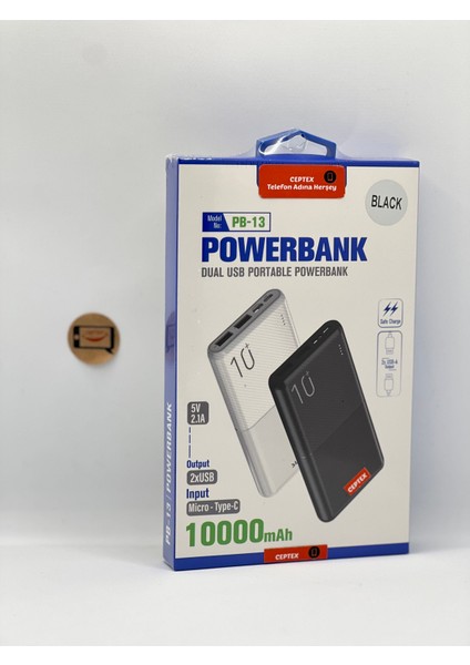 10.000 Mah Powerbank Pb-13