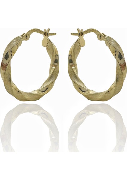 Taşsız Günlük Burgu Klasik 14 Ayar Altın Halka Küpe fiyatları