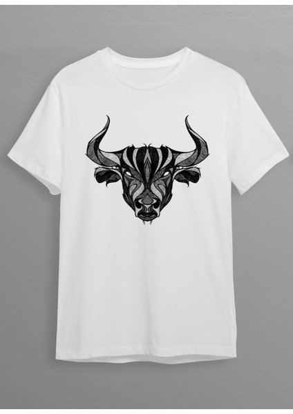 Boğa Baskılı T-Shirt H023