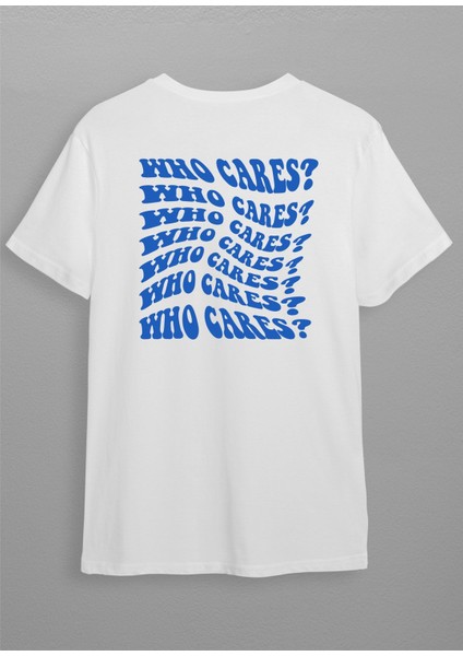 Who Cares Baskılı T-Shirt HC06