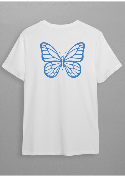 Kelebek Baskılı T-Shirt HC013