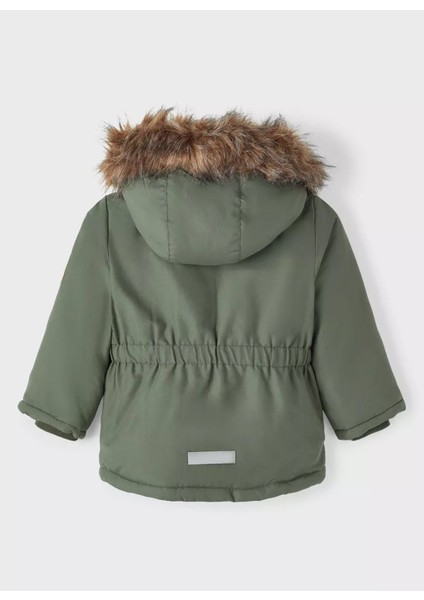 Name İt Haki Kadın Mont Nmfmarlın Parka Jacket Pb