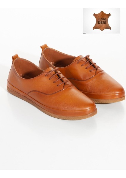 Kadın Taba Anatomik Deri Ayakkabı Babet modelleri