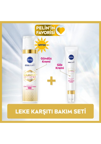 Luminous630 Leke Karşıtı Gündüz Yüz Kremi 40ml ve Luminous630 Koyu Halka Karşıtı Göz Kremi 15ml