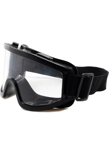 Motosiklet Gözlük Cross Model Lastikli Toz ve Rüzgar Geçirmez Havalandırma Valfli Motor Gözlüğü