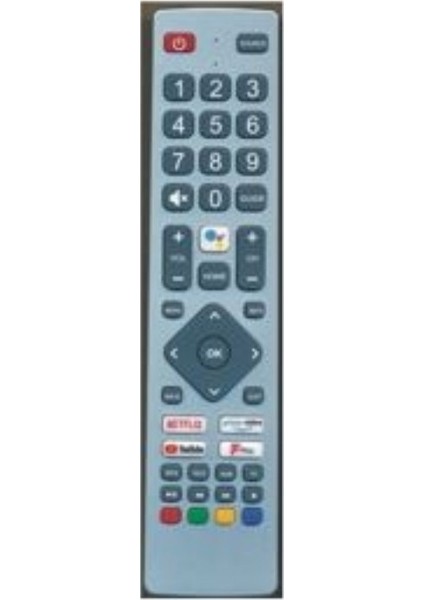 Sh-V5 Netflıx- Prıme Vıdeo- Youtube Tuşlu Lcd-Led Tv Kumanda Siyah