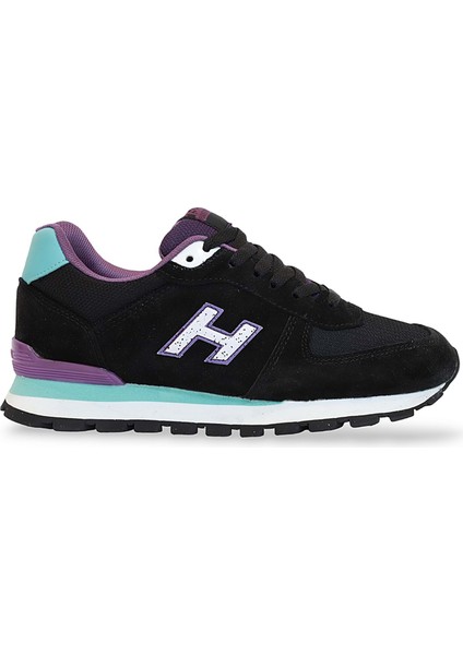 1743-PERU Hakiki Deri Anatomik Eva Tabanlı Unisex Sneakers Ayakkabı - NKT01743-SIYAH Mor-36 fırsatları