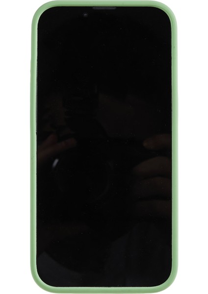 Iphone 14 Telefon Kasası Için Çizik Geçirmez Sıvı Silikon Arka Koruyucu Kapak Yumuşak Astar Işığı Yeşil (Yurt Dışından) modelleri