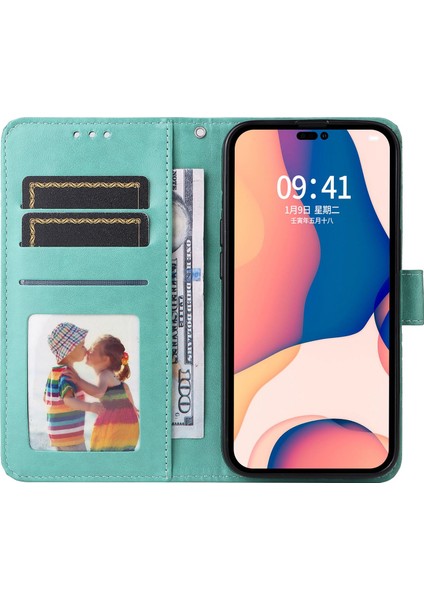Iphone 14 Pro Telefon Kılıfı 6.1 Inç Ayçiçeği Desenli Pu Deri Dergisi Damla Damla Koruma Kılıfı Çizgiye Dönüş Yeşil (Yurt Dışından) fiyatları
