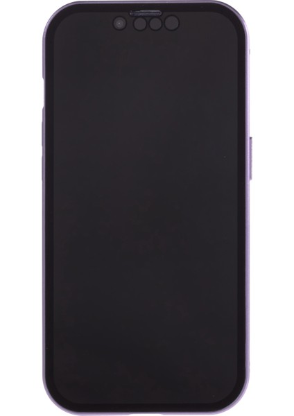 Iphone 14 Telefon Kasası Anti-Casus Metal Çerçeve+Çift Taraflı Temperli Cam Manyetik Tam Koruma Kapak-Mor (Yurt Dışından) fırsatları