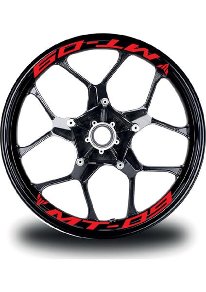 mt - 09 Yazılı 8li Jant Içi Yazı Sticker Etiket fiyatları