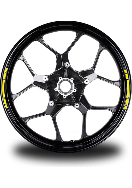 Yazısız Kısa Dış Şerit 8'li Sticker Modeli