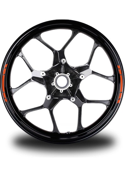 Yazısız Kısa Dış Şerit 8'li Sticker Modeli