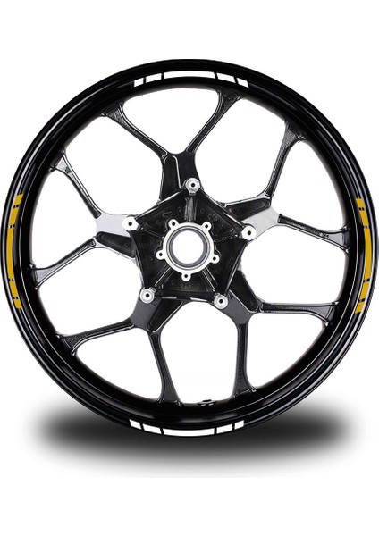 Yazısız Kısa Dış Şerit 16'lı Çift Renk Sticker Modeli