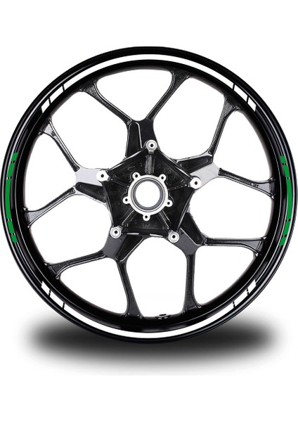 Yazısız Uzun Dış Şerit 8'li Çift Renk Sticker Modeli