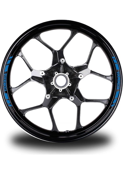 Yamaha Yazılı Kısa Dış Şerit 8'li Jant Sticker Modeli