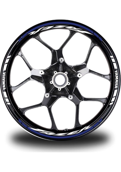 Lacivert Yamaha Fazer Jant Sticker Etiket