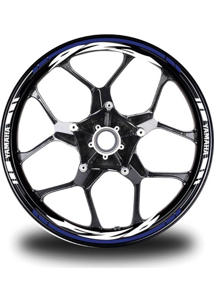 Lacivert Yamaha Fz6 Jant Sticker Etiket