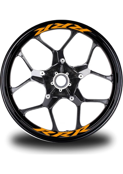 Rrr Yazılı 8li Jant Içi Yazı Sticker Etiket